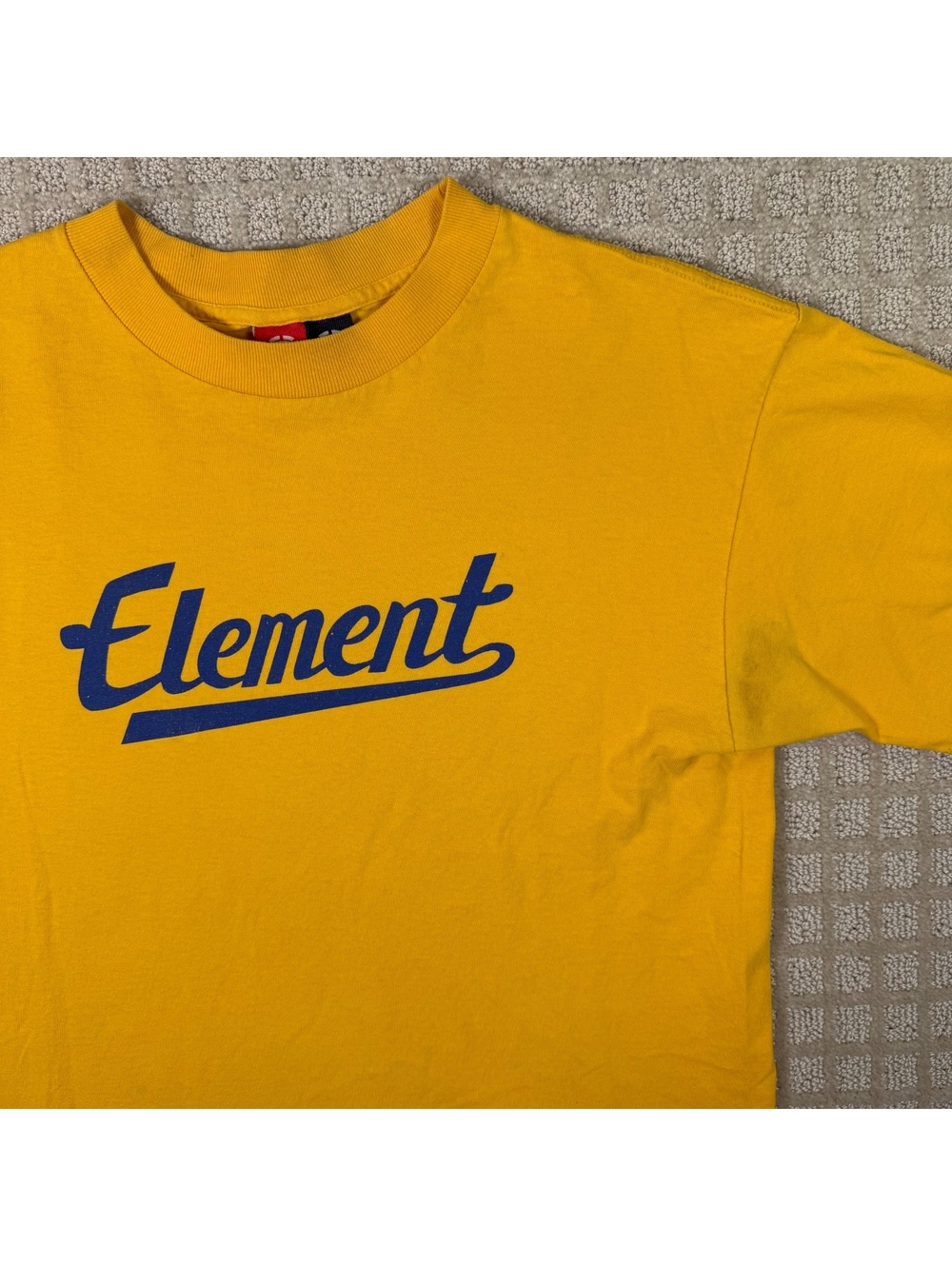 Vintage Element Script Logo Skate T Shirt Medium USA Made